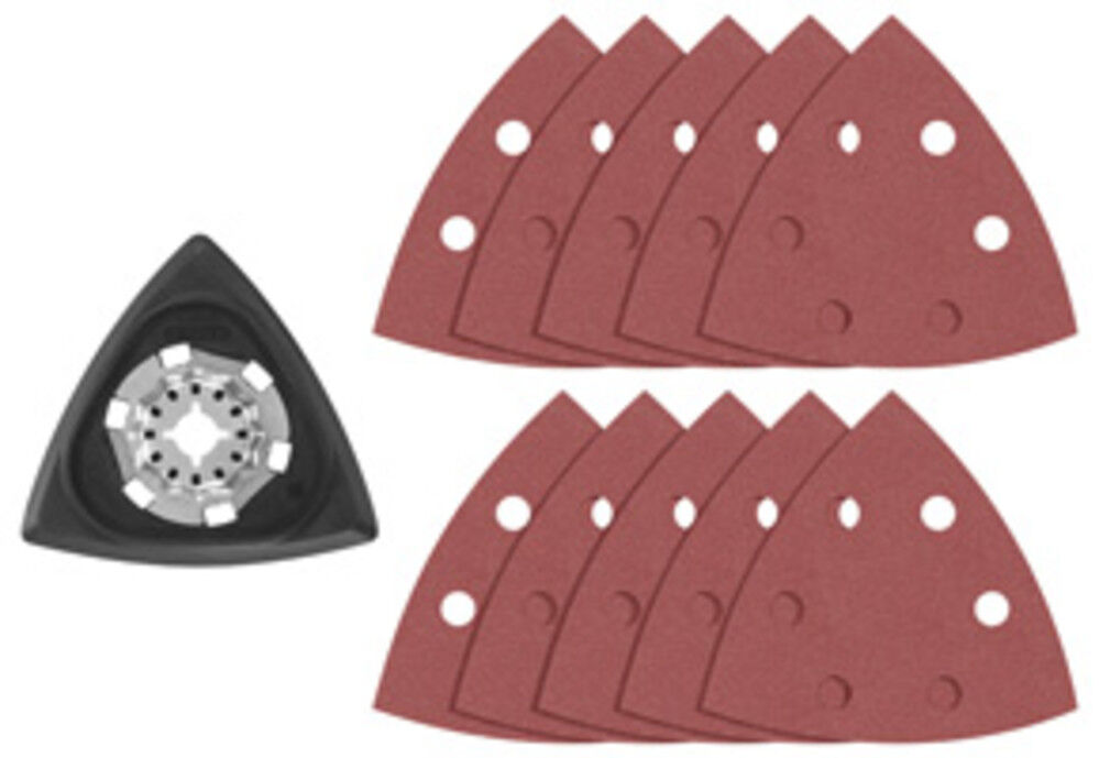Bosch 11 pc. Starlock Oscillating Multi-Tool Delta Sanding Pad Kit