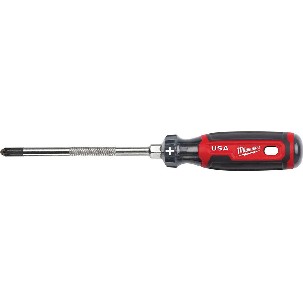 Milwaukee #3 Phillips 6inch Cushion Grip Screwdriver (USA)
