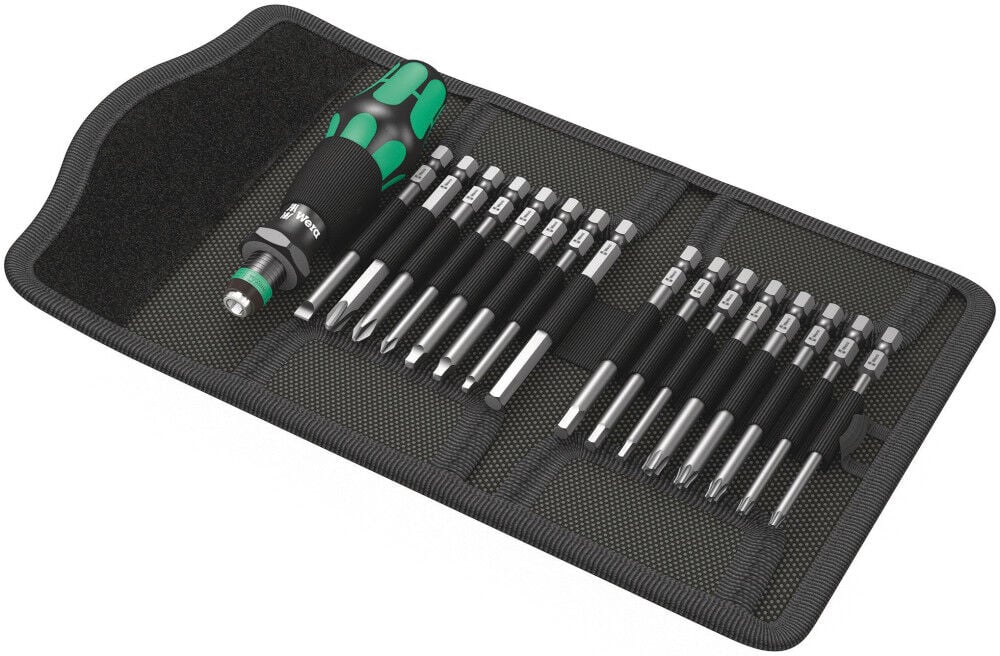 Wera Tools Kraftform Kompakt 60 Imperial Bits Assortment 17pc