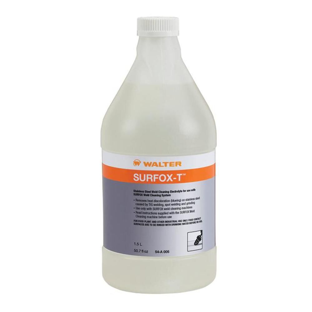 Walter SURFOX-T Weld Cleaning Fluid, 1-1/2 Liters