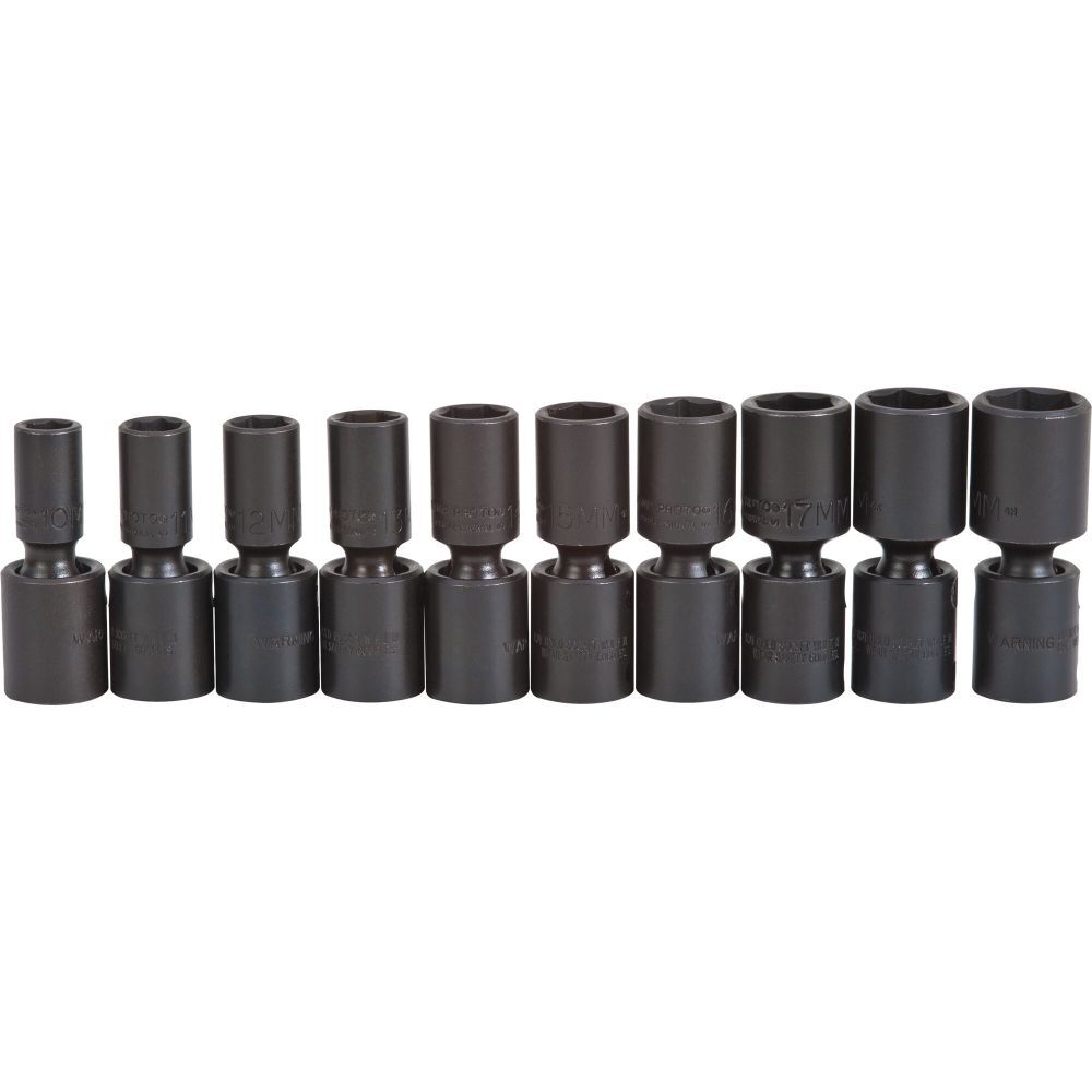 Proto Impact Socket 3/8 Inch Drive 10 Piece Set
