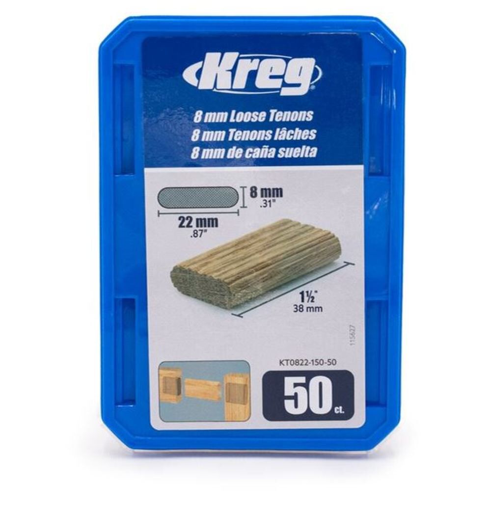 Kreg MortiseMate 8 Millimete Loose Tenons, 50 Count