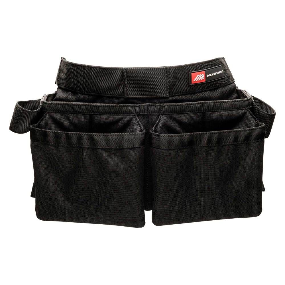Diamondback Toolbelts Adjustable Tool Apron Utility Belt Black