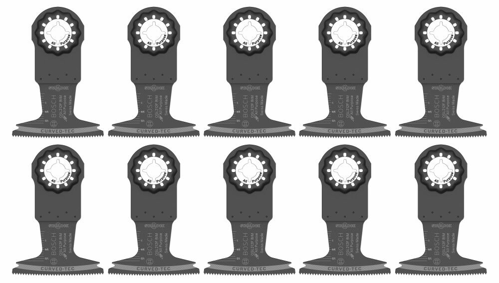 Bosch 2-1/2 Inch Starlock Oscillating Multi Tool Bi-Metal Plunge Cut Blade 10 pk.
