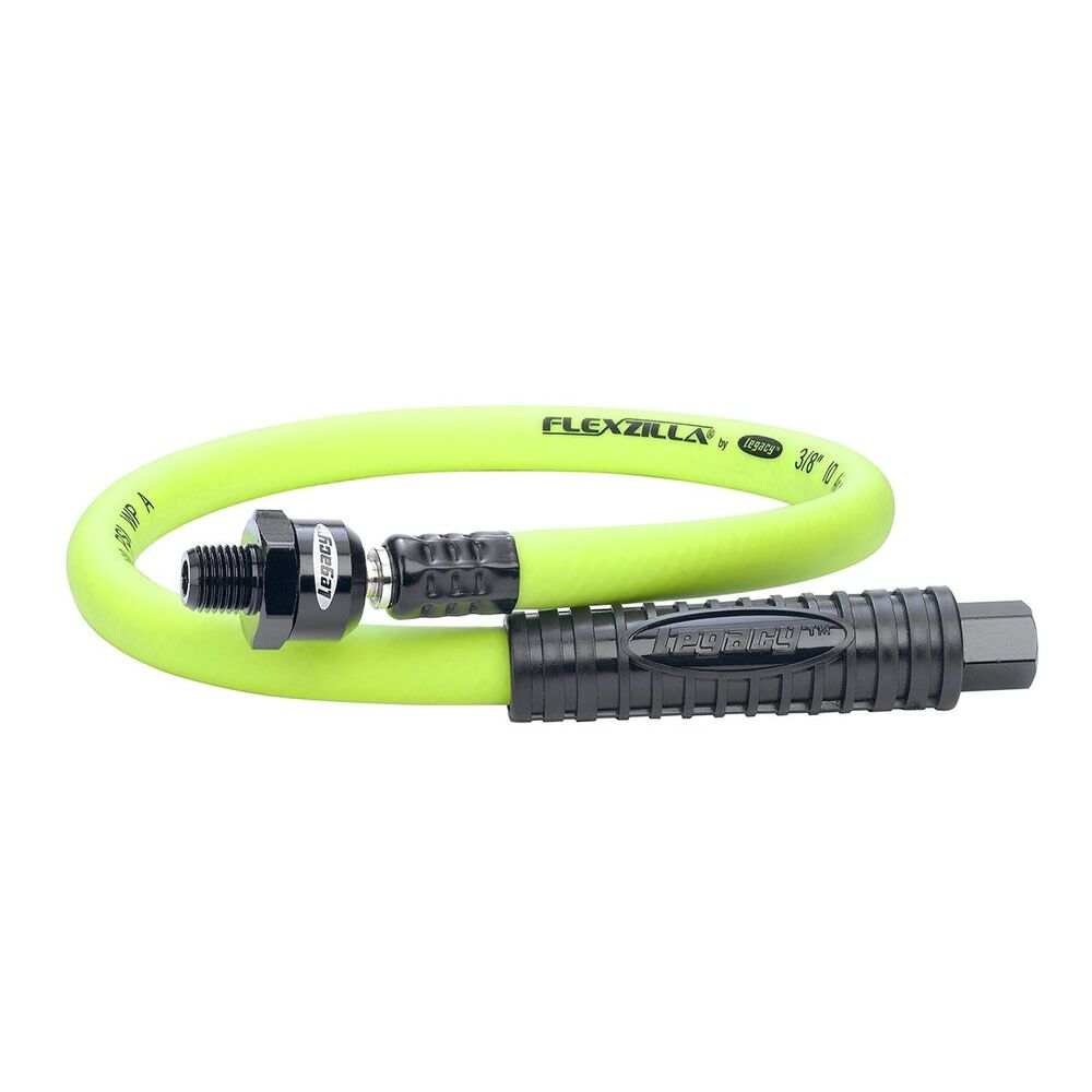 Flexzilla ZillaWhip Ball Swivel Whip Hose 3/8 in. x 2 ft. in ZillaGreen
