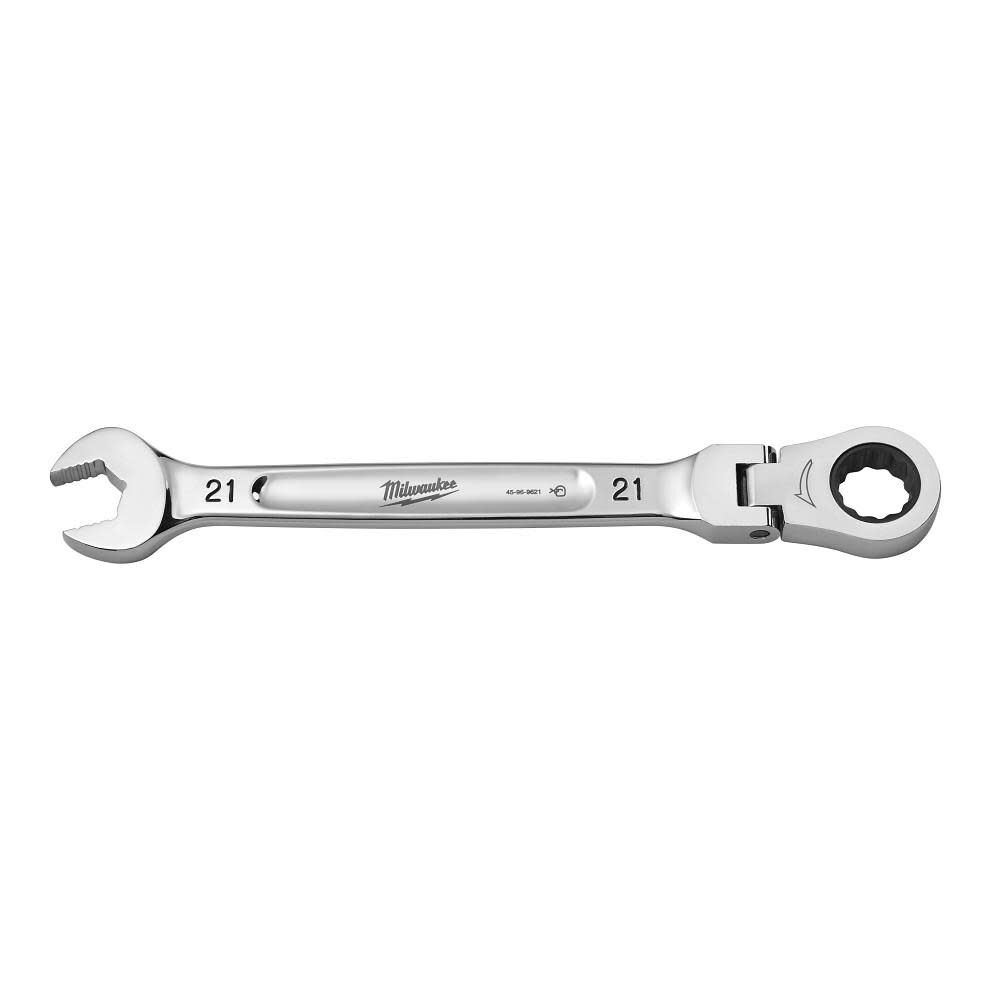 Milwaukee Combination Wrench Flex Head Ratcheting 21mm