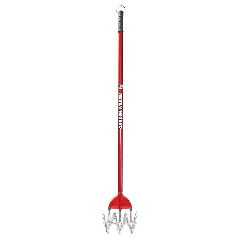 Garden Weasel 54.5 Inch Height Durable Steel 4-IN-1 Tiller/Cultivator