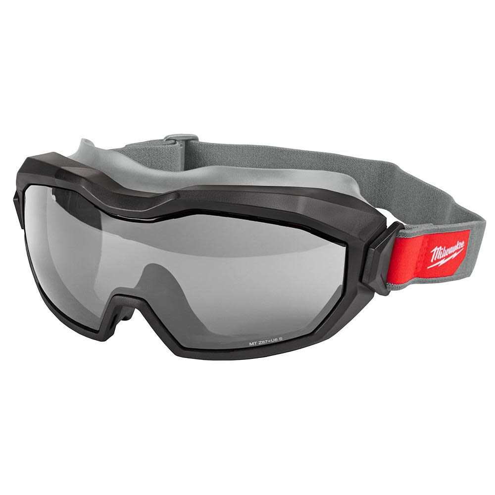Milwaukee Non-Vented Goggle – Gray Dual Coat Lens