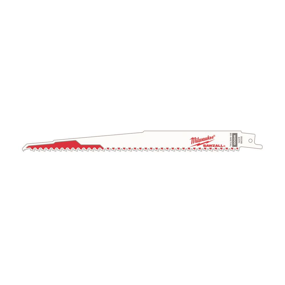 Milwaukee 9 in. 5 TPI SAWZALL Blade (50 Pack)