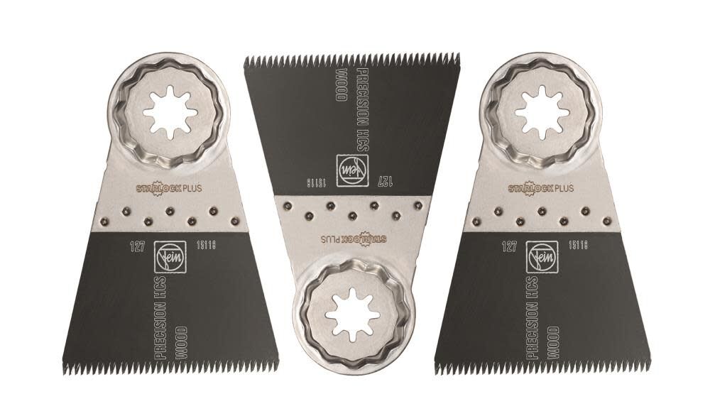 Fein StarlockPlus E-Cut 127 Precision Saw Blade for All Wood Materials Plasterboard and Soft Plastics