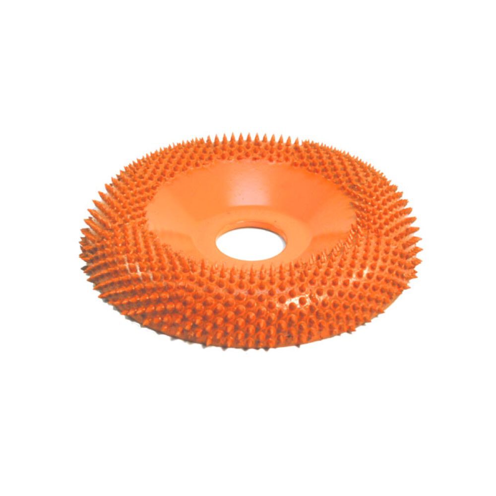 Saburrtooth 4in Donut Wheel Round Face Ex-Coarse Grit 7/8in Bore