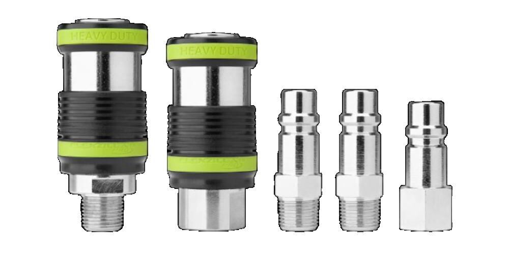 Flexzilla Pro Heavy Duty Safety Coupler and Plug Kit 1/2in NPT 5-Piece