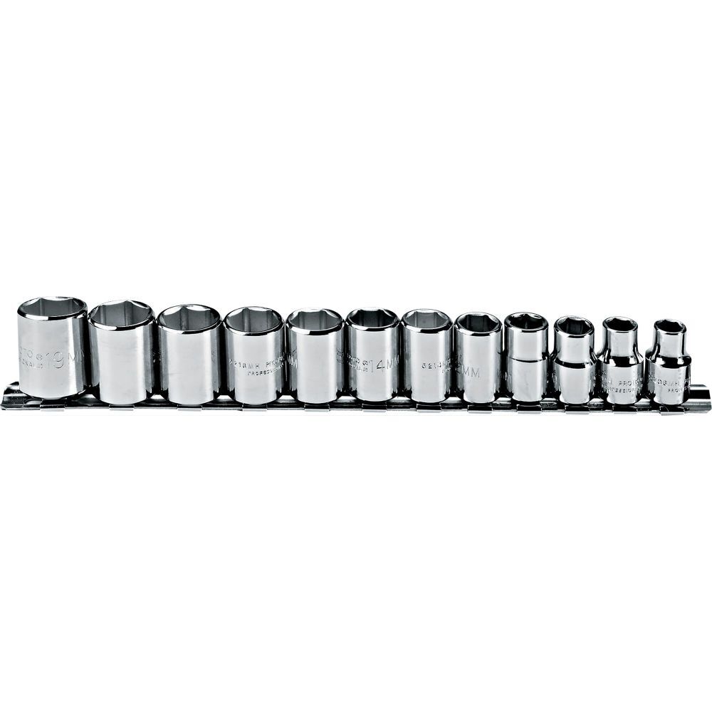 Proto 3/8in Drive 6pt Metric Socket Set 12pc