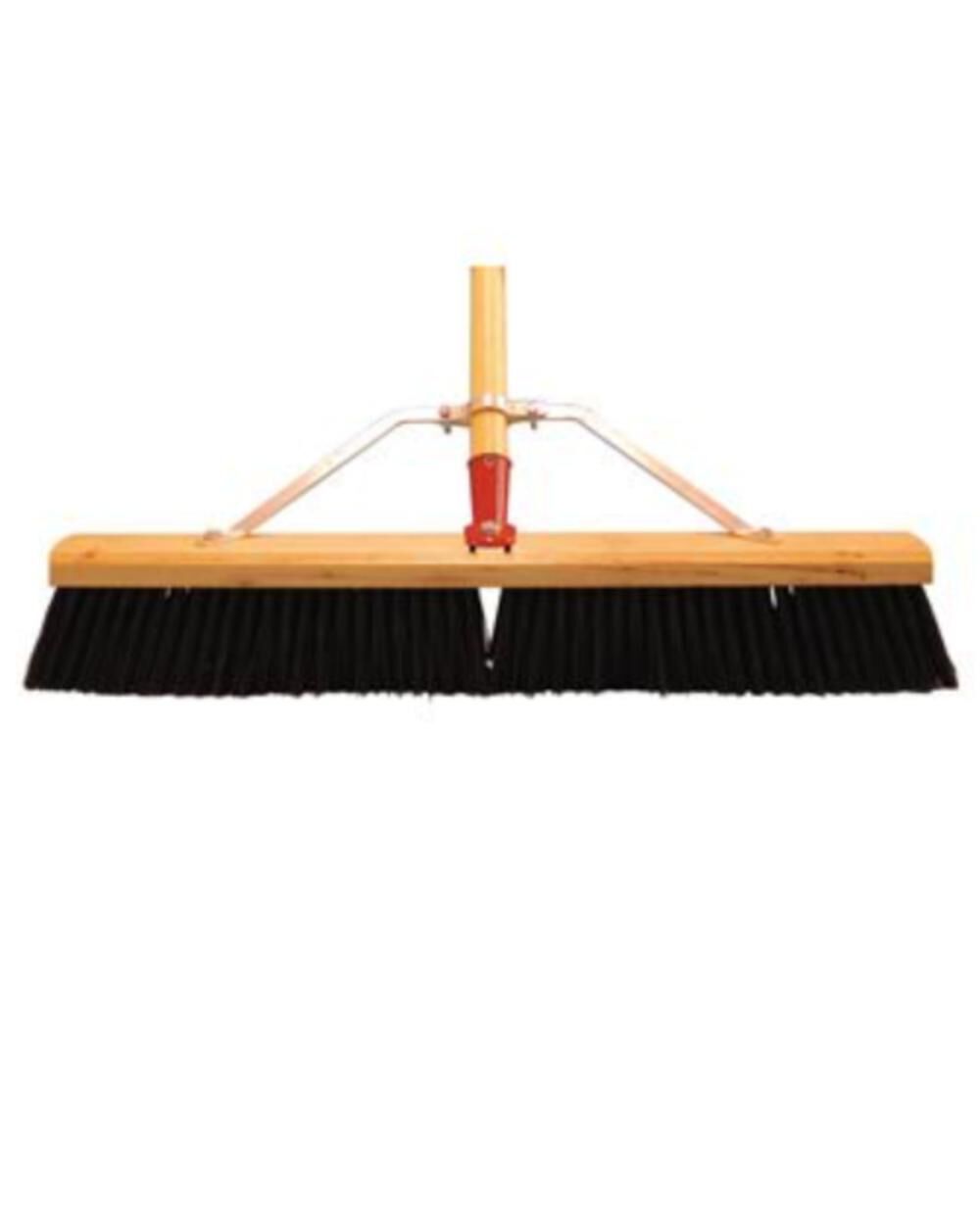 Magnolia Brush Assembled 24 Brown Plastic Garage Broom