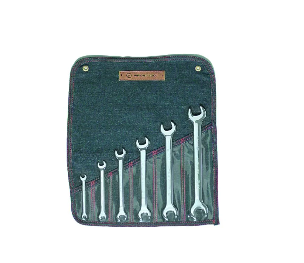 Wright Tool 6 pc. Open End Wrench Set 1/4 In. to 15/16 In.