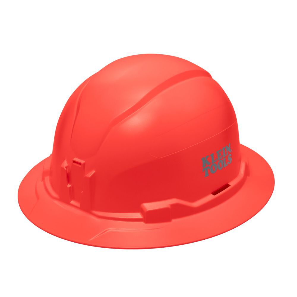 Klein Tools Full Brim Style Non-Vented Hard Hat Orange