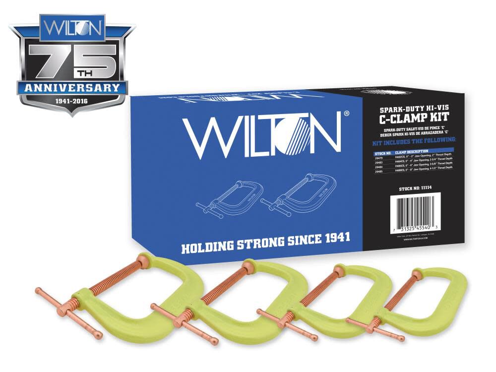 Wilton Spark Duty 400CS C Clamp Hi Vis Kit