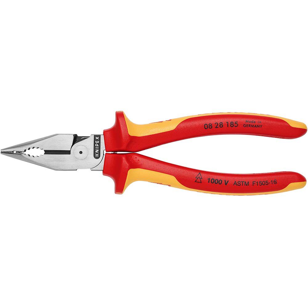 Knipex 7-1/4 Inch Combination Pliers with Insulated Handle