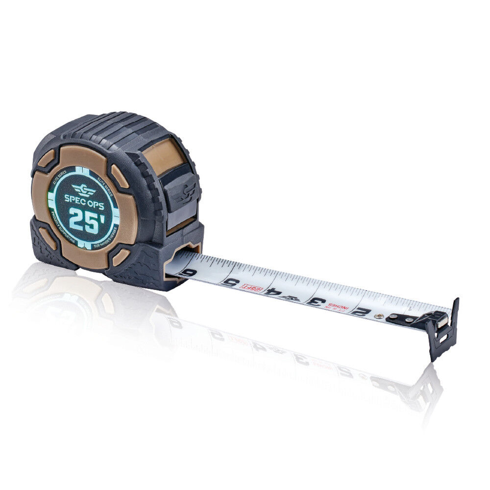 Spec Ops Tape Measure, Elite Series, 25 Feet, Magnetic