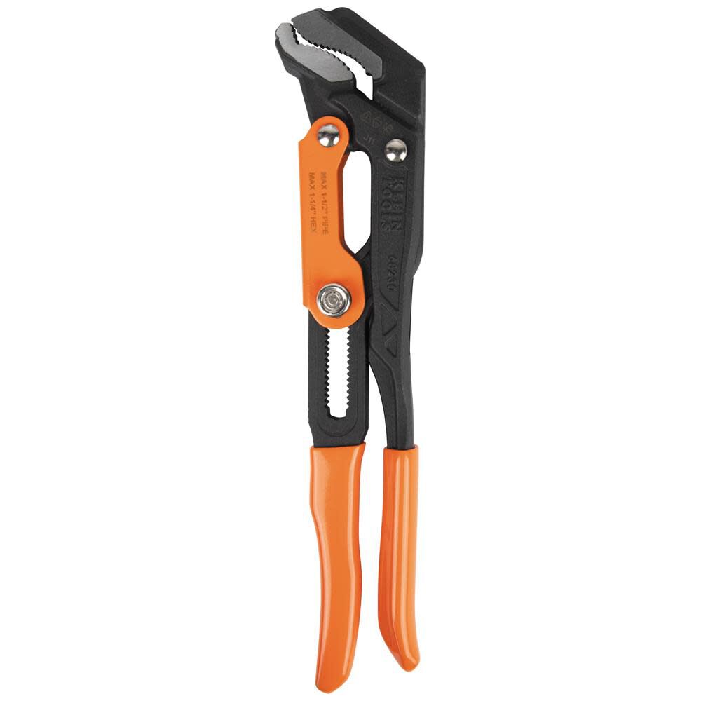 Klein Tools Quick-Adjust S-Jaw Pipe Wrench, 13"