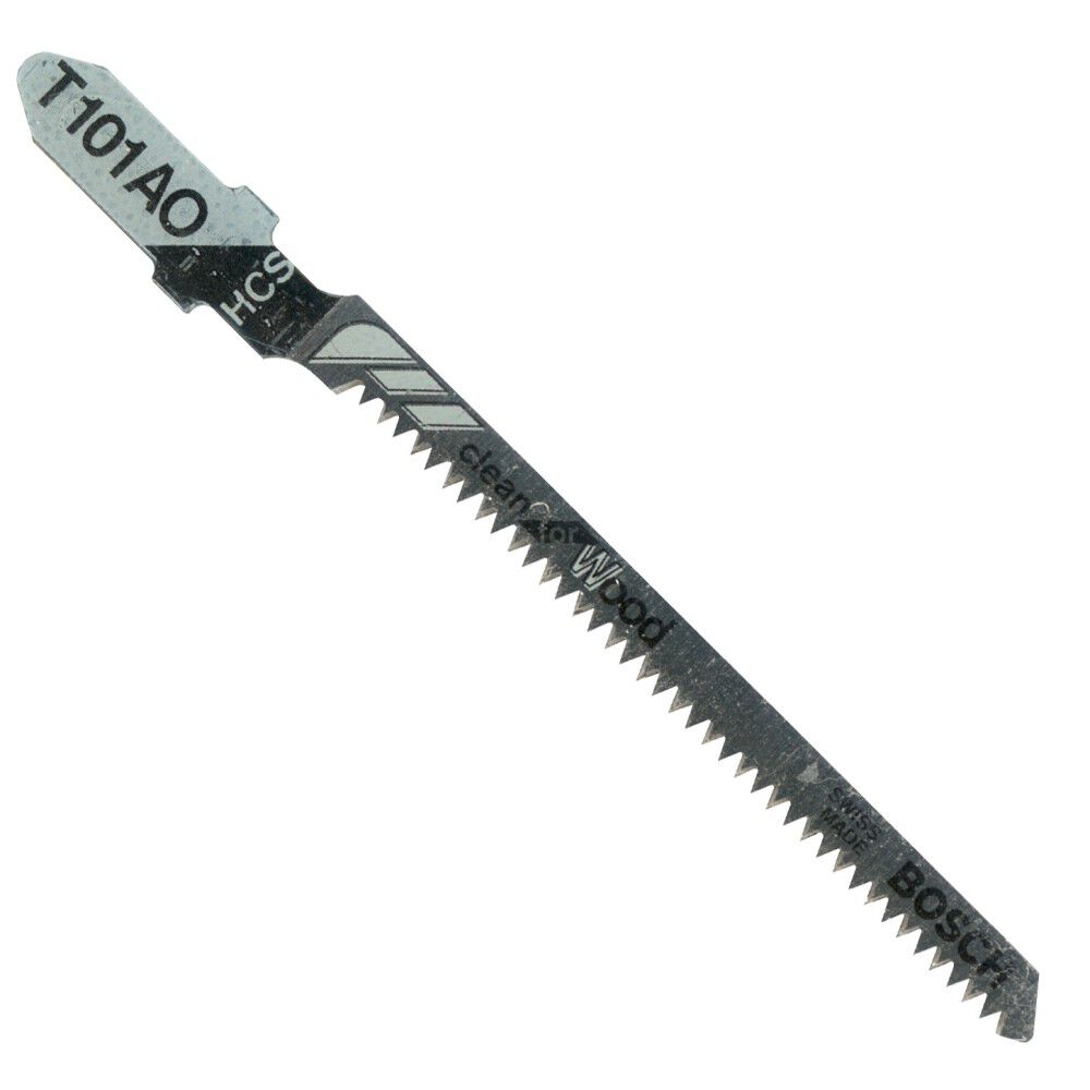 Bosch 3-1/4 Inch 20 TPI Clean for Wood T-Shank Jig Saw Blades 100 Piece