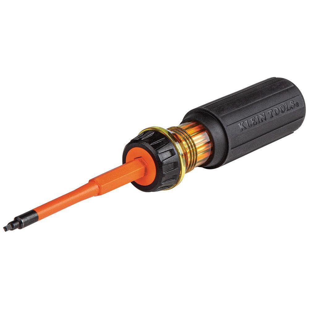 Klein Tools Insulated 2-Bit Driver #1/#2 Sq