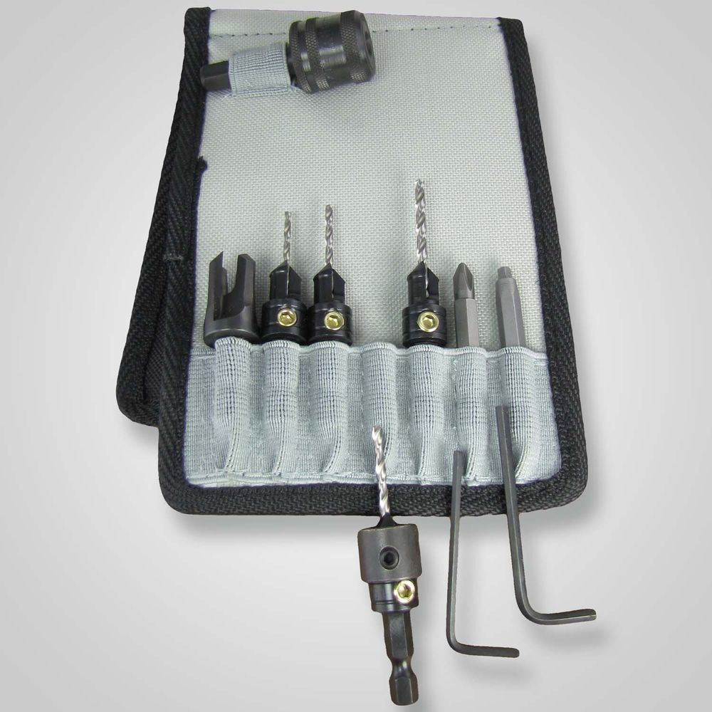 Make It Snappy Drill Bit Belt Clip Pouch Deluxe Countersink Set 11pc