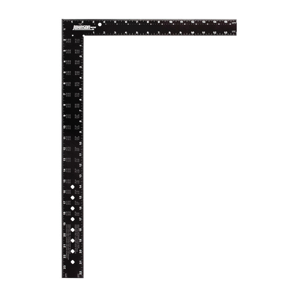 Johnson Level 16 Inch x 24 Inch Arc Angle Framing Square