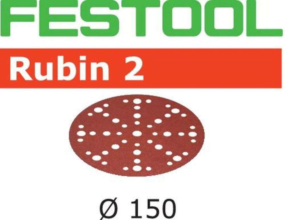 Festool Rubin 2 Sanding Abrasive – STF D150/48 – P120 – 50 pack