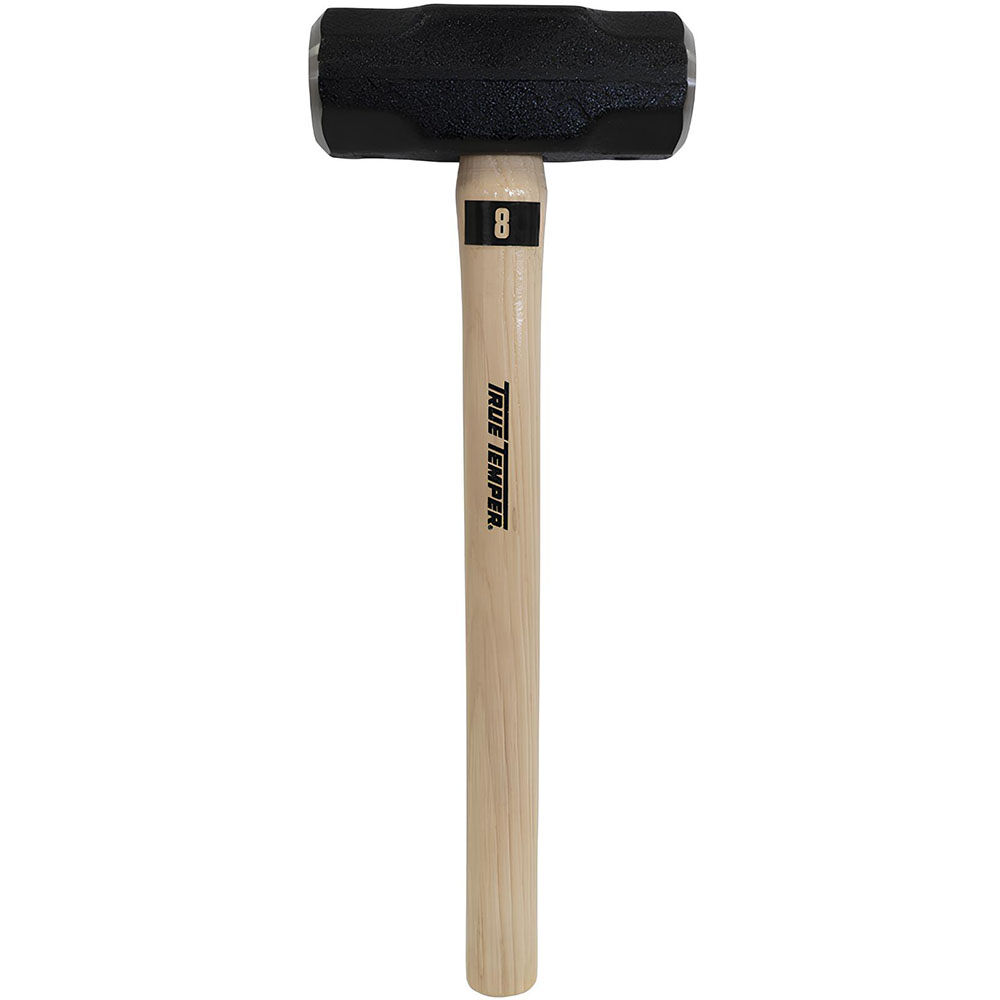 True Temper Toughstrike 8 LB 16 in Forged Steel Double Face Hickory Hammer