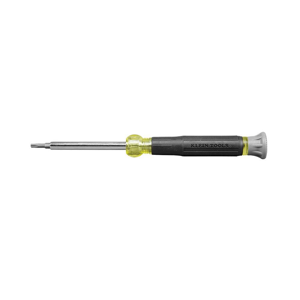 Klein Tools 4-in-1 Multi-Bit Tamperproof Electronics Screwdriver with TORX Bits