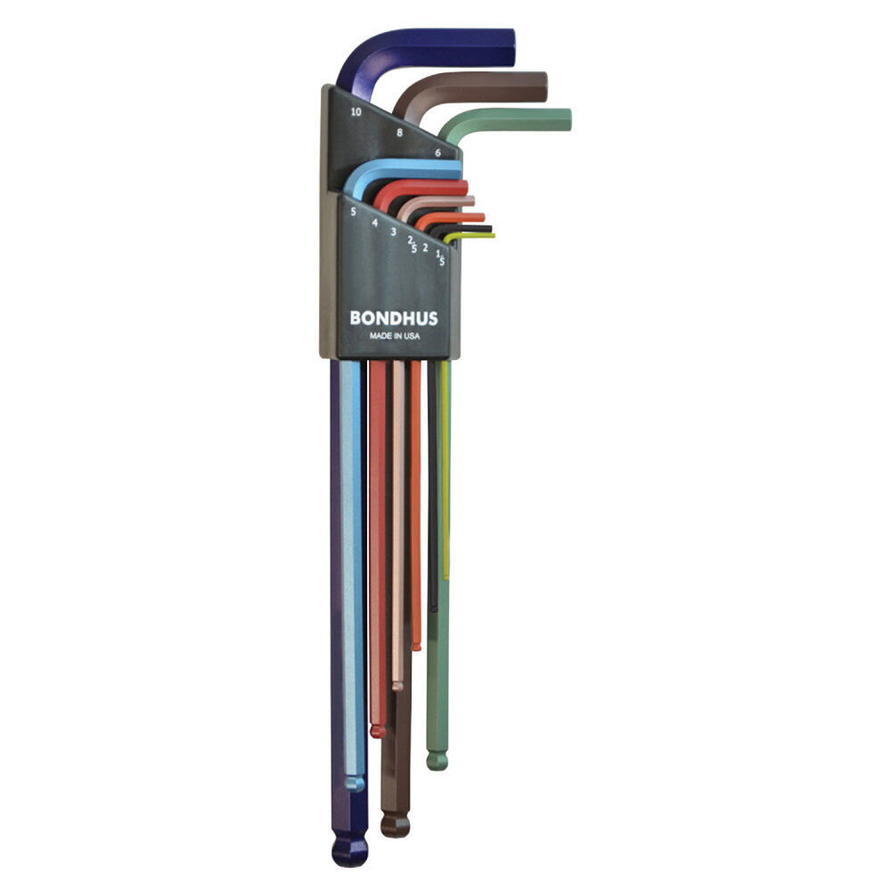 Bondhus Set 9 ColorGuard Ball End Metric