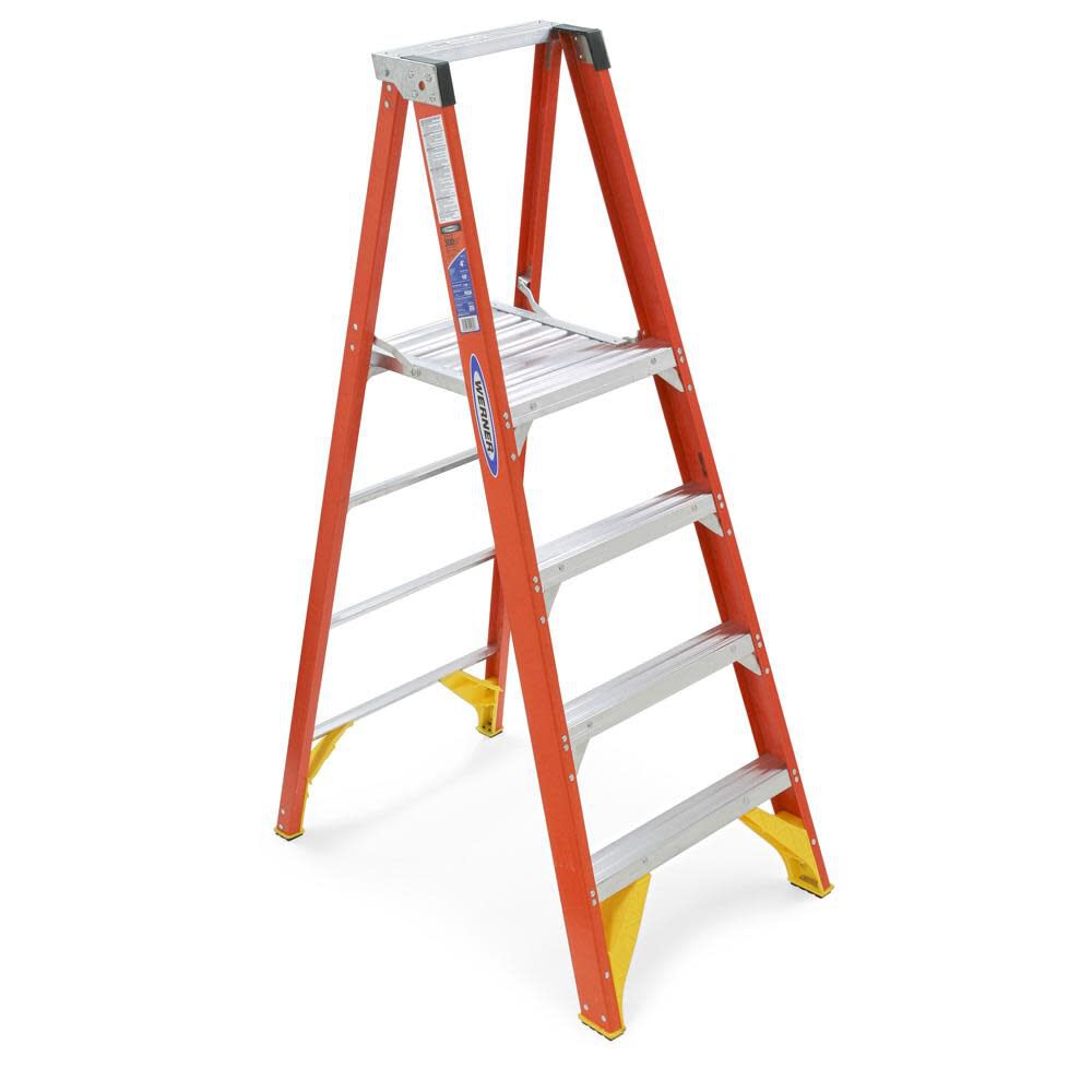 Werner 4 Ft. Type IA Fiberglass Platform Ladder