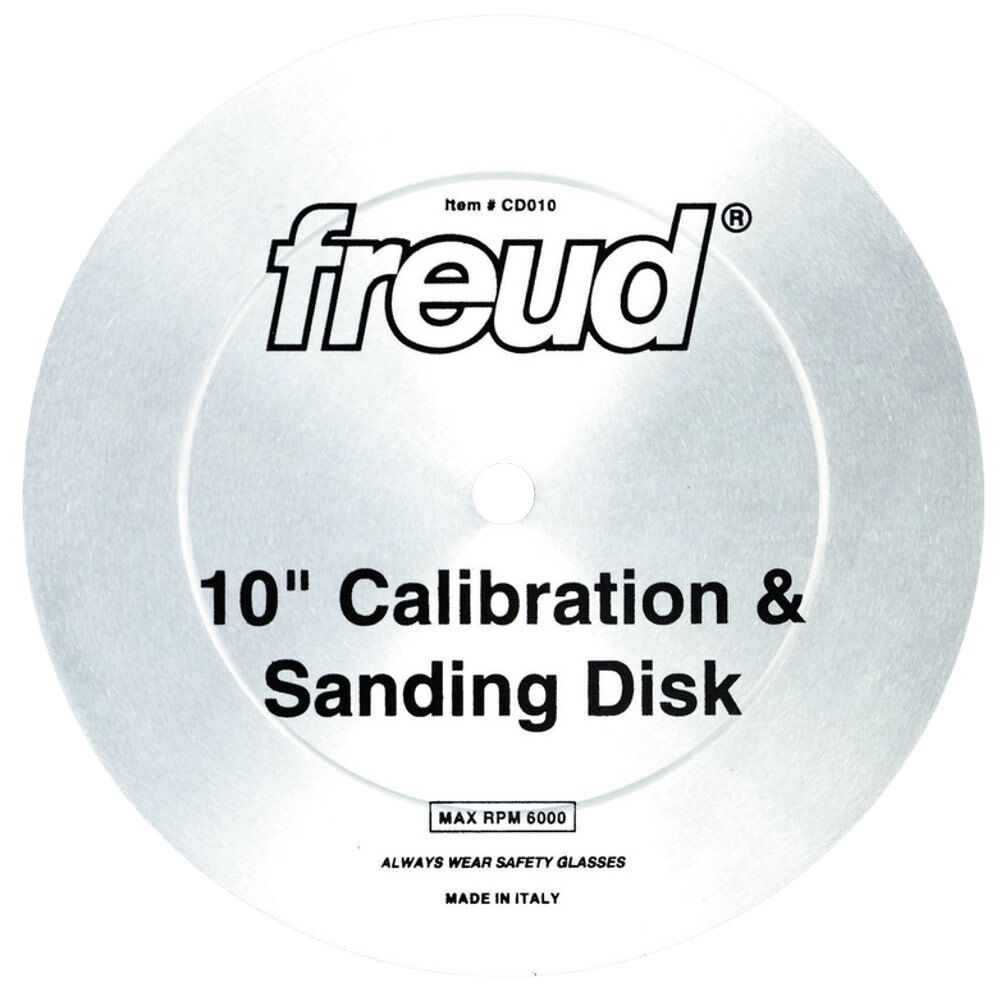 Freud 10 In. Calibration & Sanding Disc