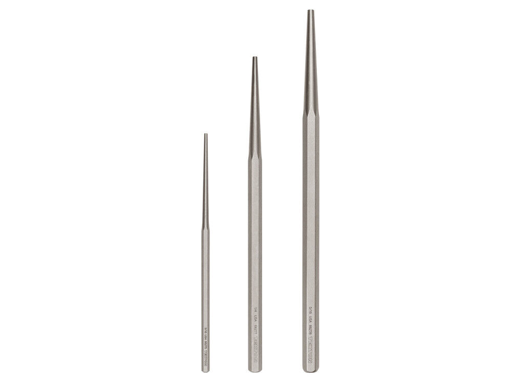 Tekton Long Alignment Punch Set, 3 Pieces (3/16, 1/4, 5/16 Inch)