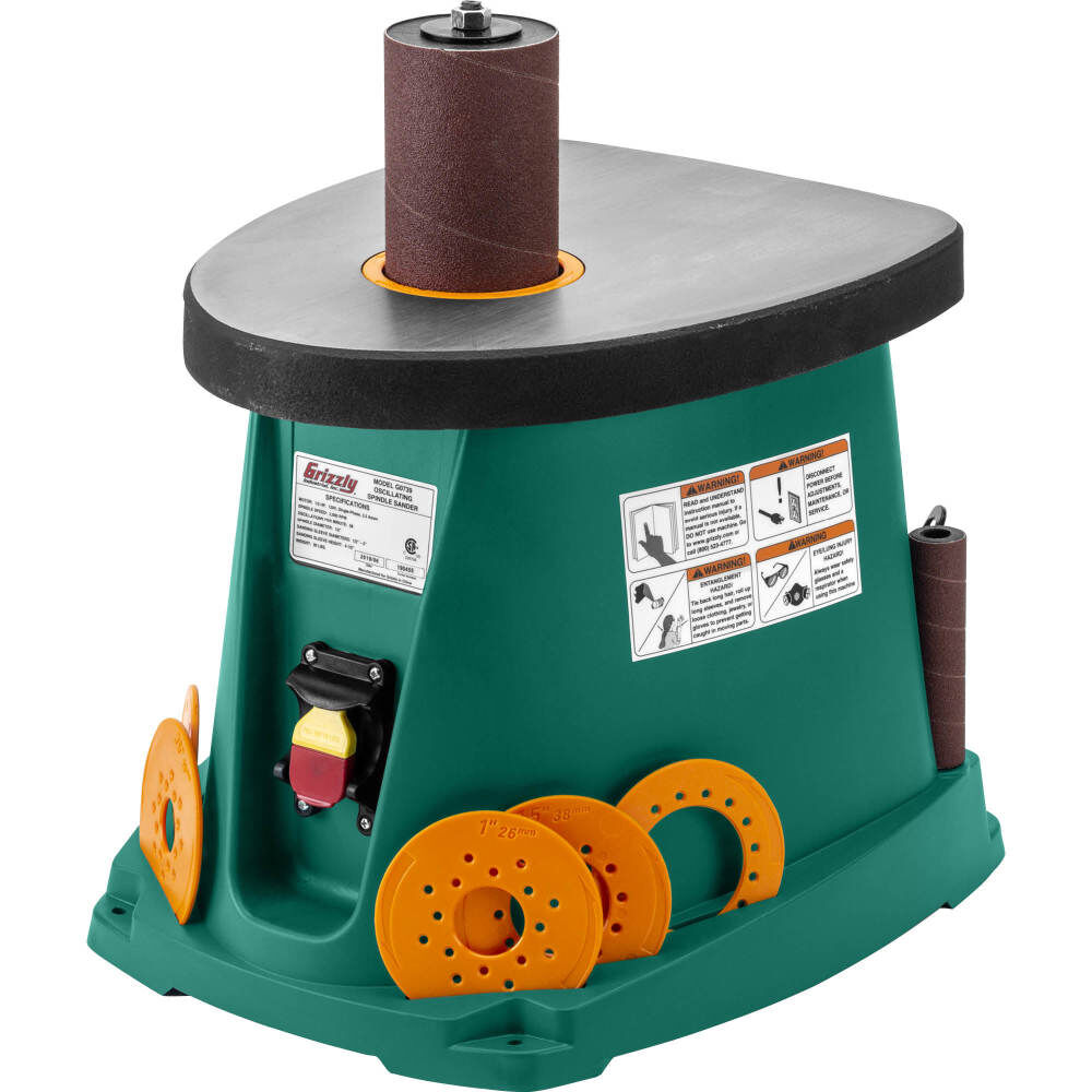 Grizzly Industrial 1/2 HP Corded Benchtop Oscillating Spindle Sander