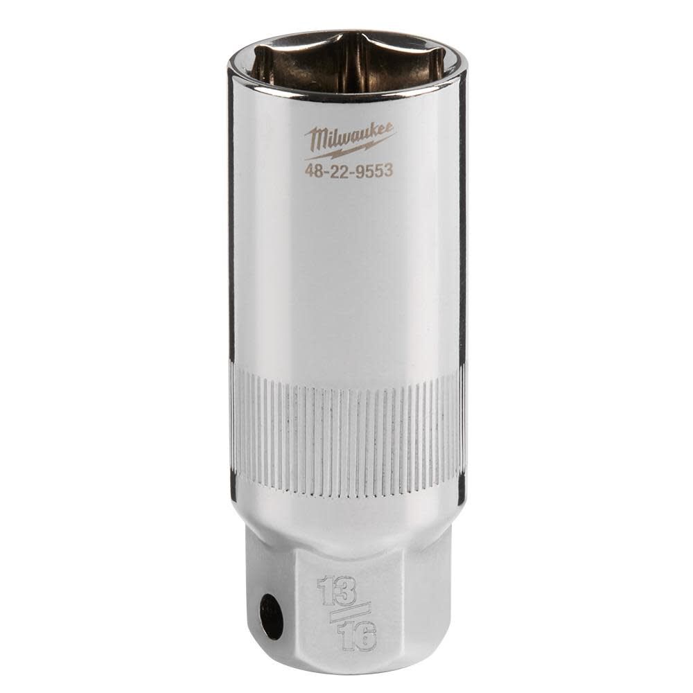 Milwaukee 3/8in Drive 13/16in Spark Plug Socket