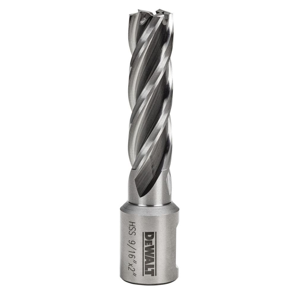 DEWALT Annular Cutter 9/16in X 2in HSS 3/4in Weldon