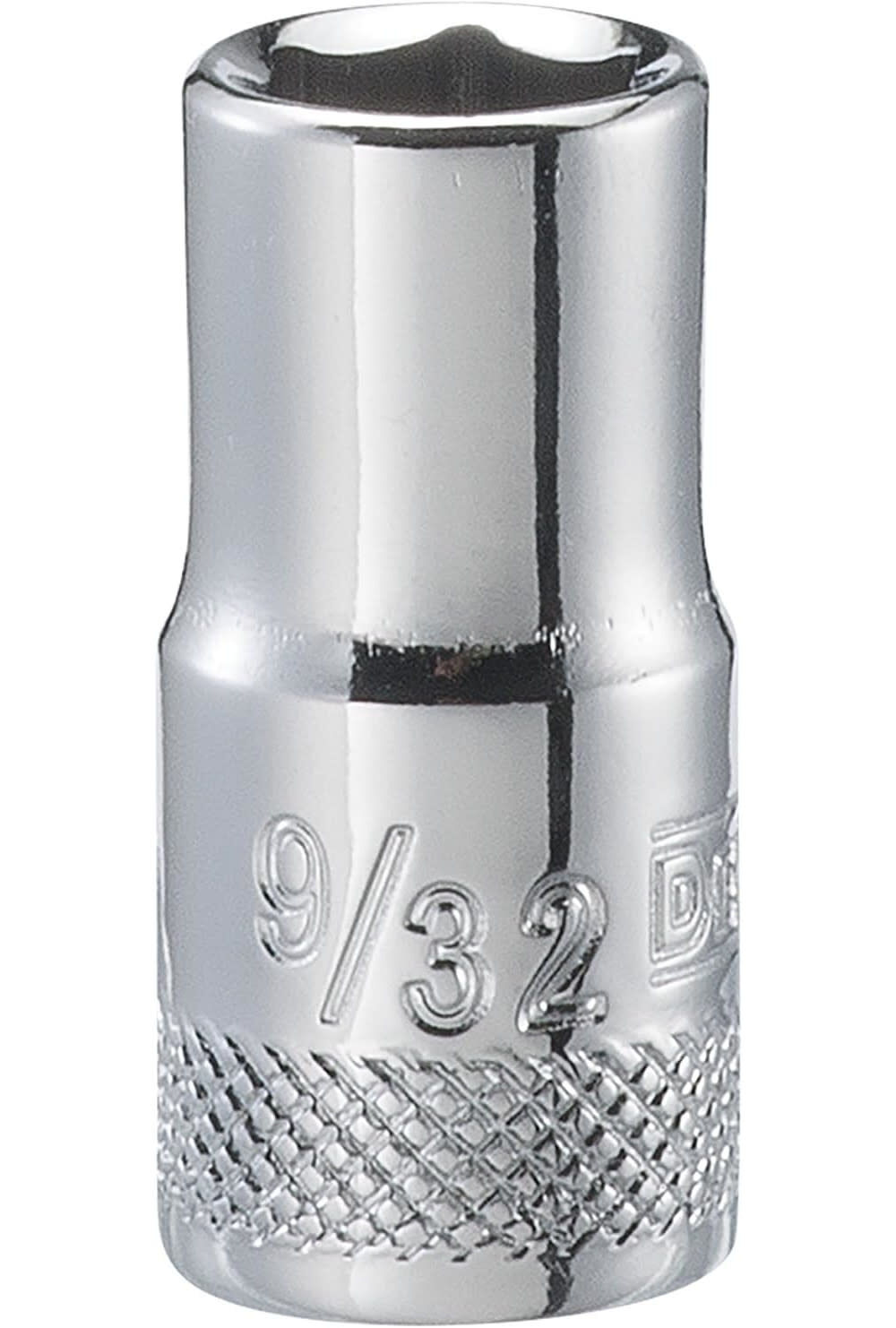 DEWALT 9/32 Inch – 1/4 Inch Drive 6-Point Imperial Standard Socket