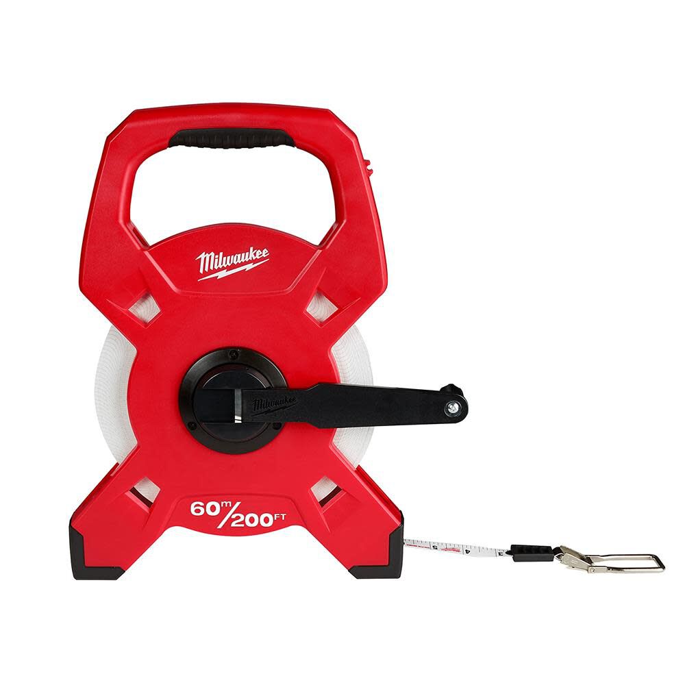 Milwaukee 60m/200′ Fiberglass Open Reel Long Tape