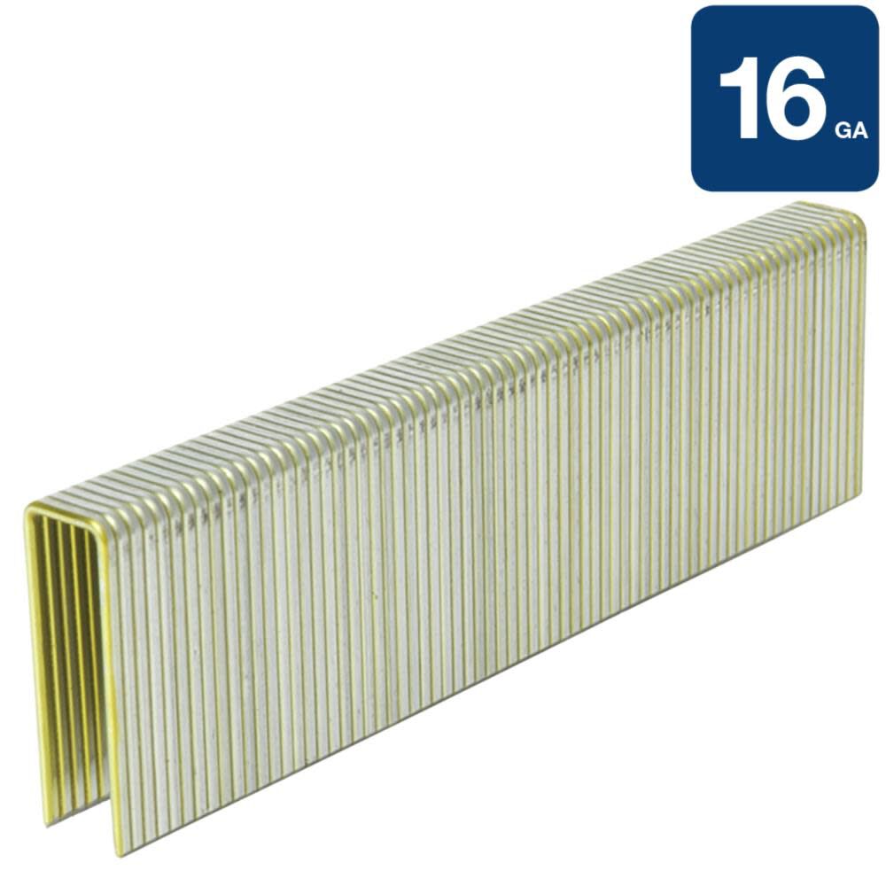 Metabo HPT 16 Gauge Galvanized Standard Crown Staples 7/16in x 1 3/4in 10000pk
