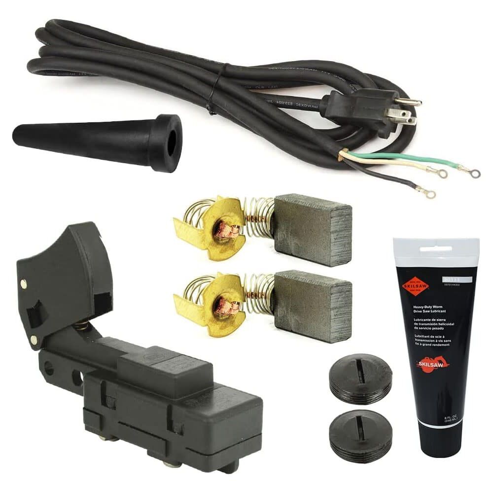Superior Parts 125/250V 15A Japanese Toyo TANSO Carbon Skil Saw Full Service Kit