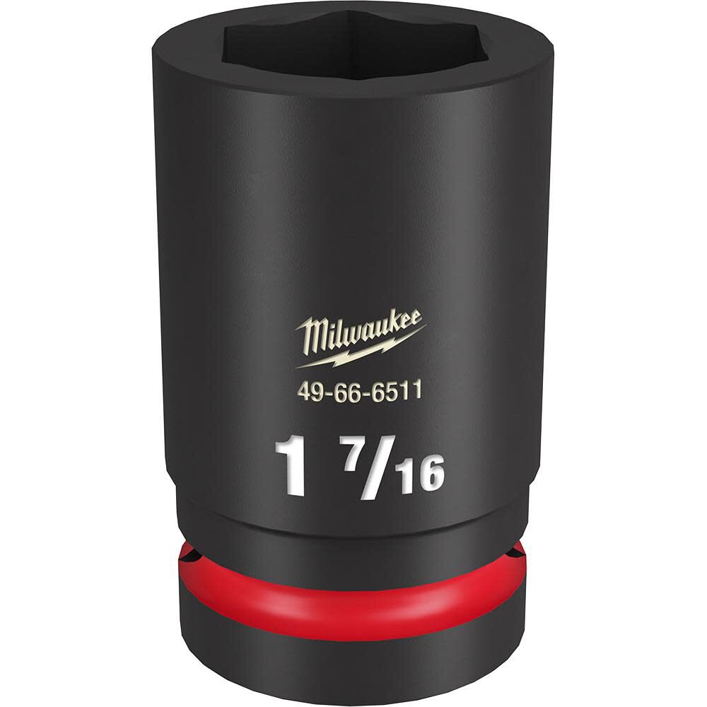 Milwaukee SHOCKWAVE Impact Duty Socket 1in Drive 1-7/16in Deep 6 Point