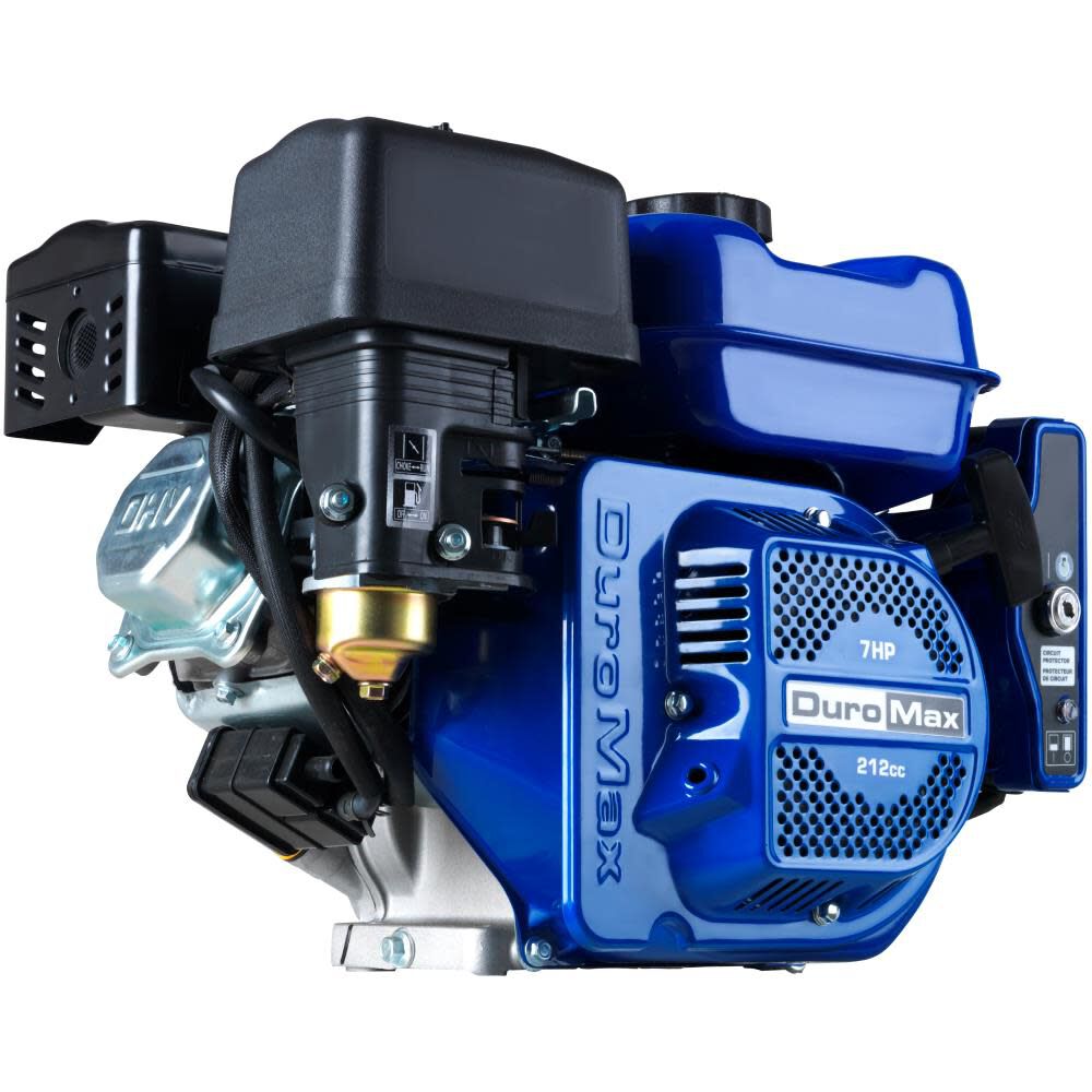 Duromax XP7HPE 208CC Gas 3/4-Inch Shaft Recoil/Electric Start Engine