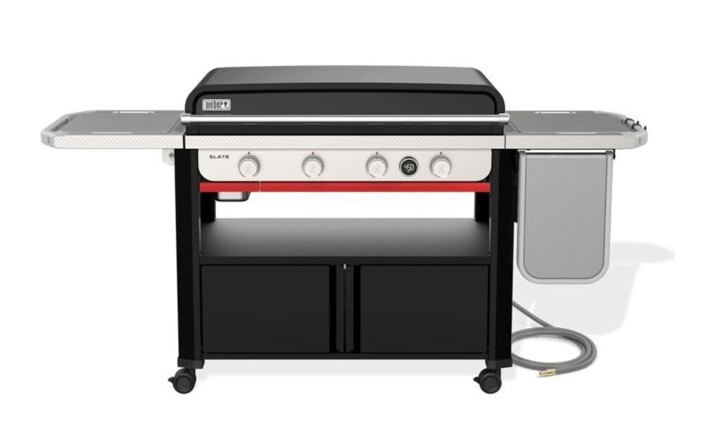 Weber Slate 36 Inch 48000 BTU Rust-Resistant Carbon Steel Natural Gas Griddle