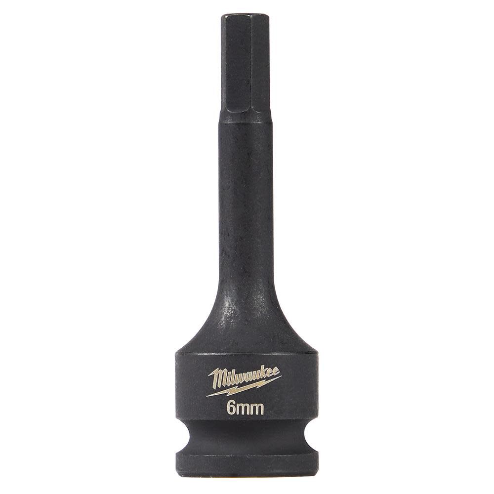 Milwaukee Shockwave Lineman’s 3/8in Drive 6mm Hex Bit Socket