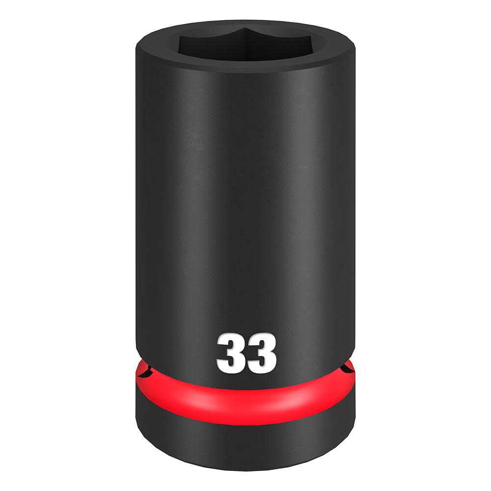 Milwaukee SHOCKWAVE Impact Duty 1 in Drive 33mm Deep 6 Point Socket