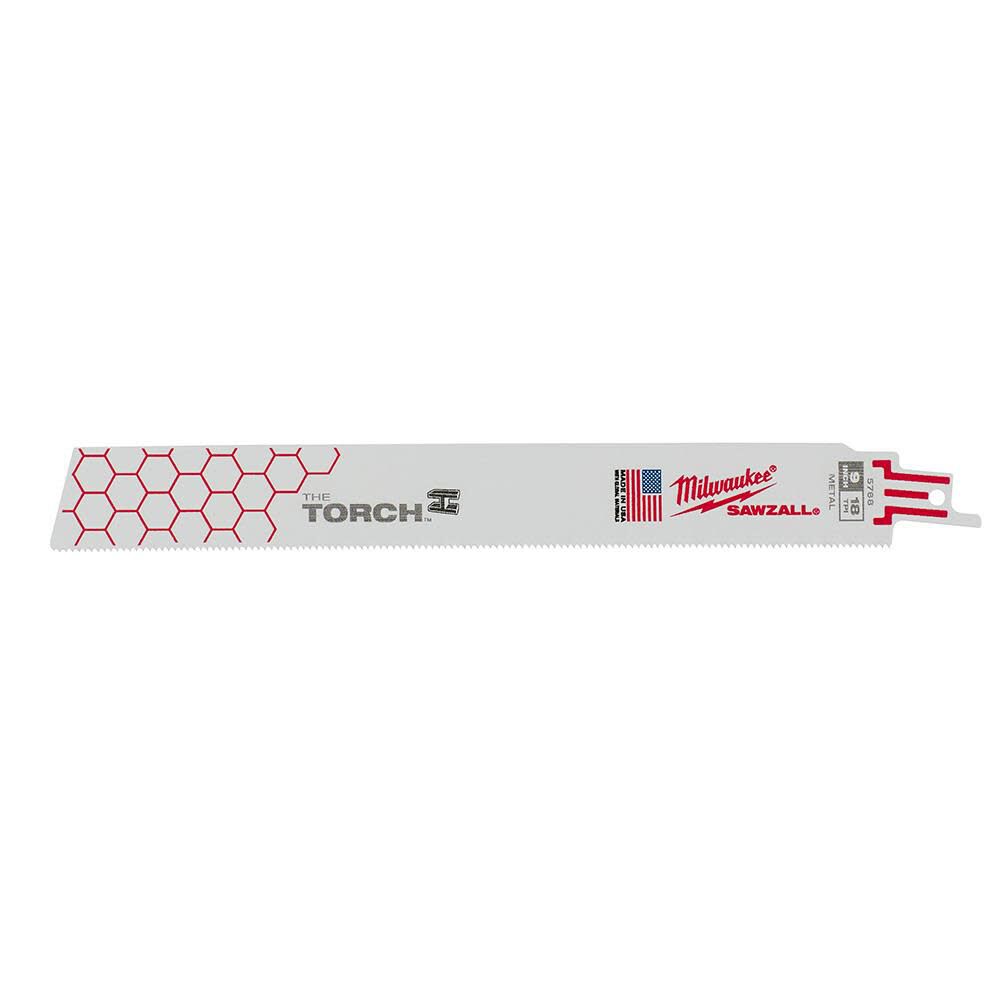 Milwaukee 9 in. 18 TPI THE TORCH SAWZALL Blade 5PK