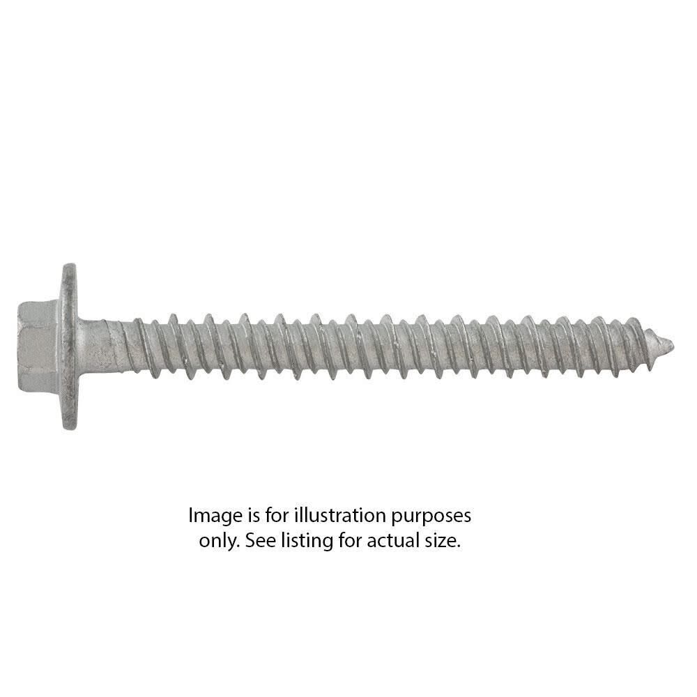 DEWALT Ultracon+ Screw Anchor Hex Flange Head 1/4 Inch x 1-3/4 Inch