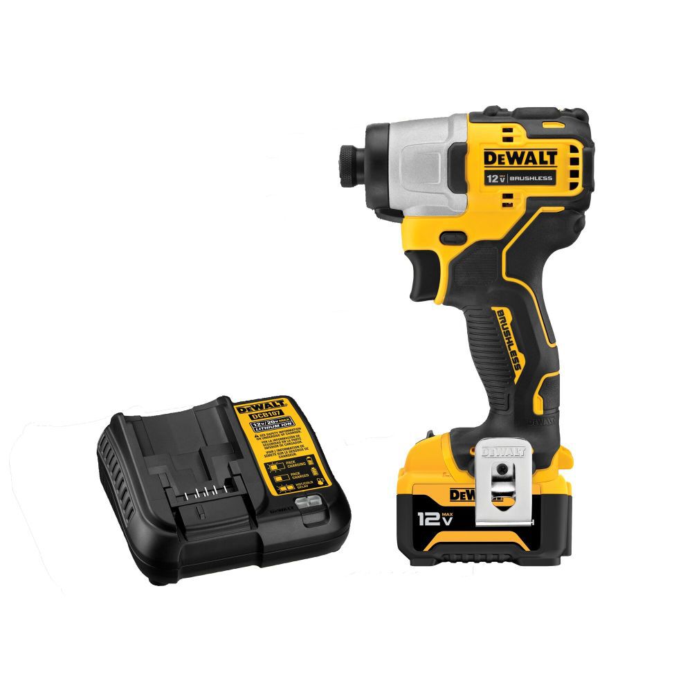 DEWALT XTREME 12V MAX Brushless 1/4 Inch Impact Driver Kit